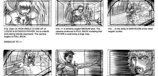 Paradise Lost: Shadows & Wings Storyboards